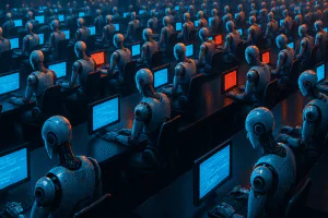 Microsoft, Google i Meta, właściciel Facebooka i Instagrama, już dziś wykorzystują sztuczną inteligencję do pisania kodu. W Google ponad 30% nowego kodu tworzy AI. W Microsofcie – od 20% do 30%, zależnie od języka programowania. Meta celuje w 50% udział AI w pracy inżynierów w ciągu roku.
